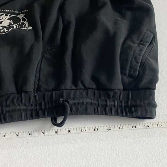 TRUE RELIGION Mens Black Welt Pocket Jogger Sweatpants Size L Drawstring Logo - Picture 11 of 11